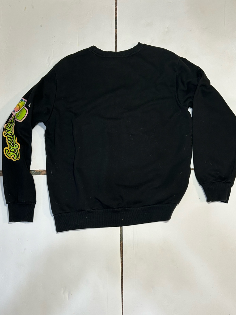 The Simpsons Bart Squishee Sweatshirt Mens Large Black Mad Engine - Picture 6 of 7